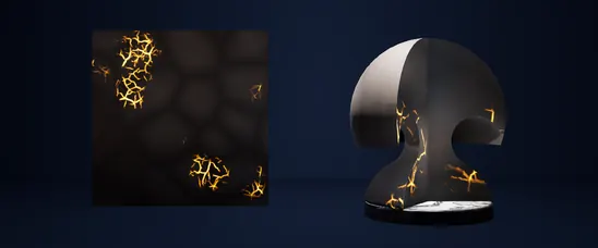 Magma Cracks swatch