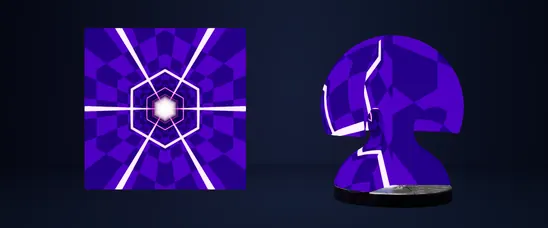 Hex Tunnel swatch