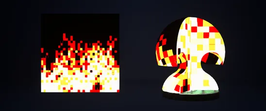 Pixel Fire swatch