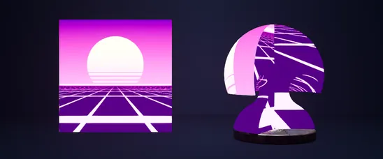 Synthwave Sun (Screens & Retro)